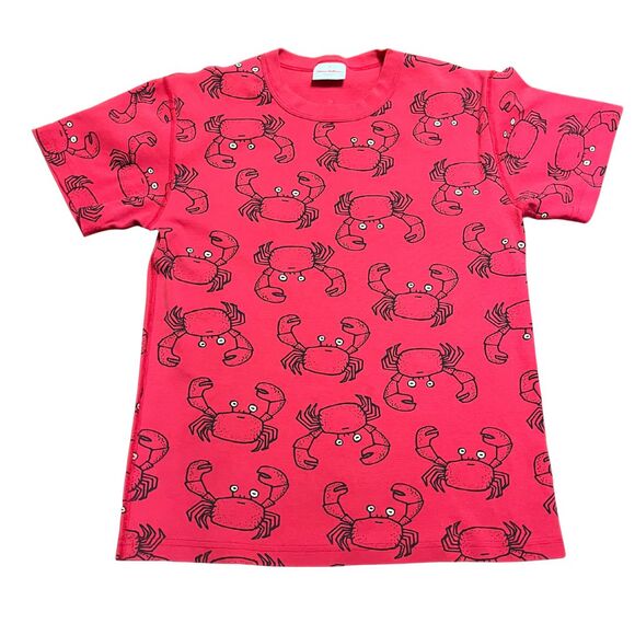 Hanna Andersson Other - HANNA ANDERSSON Boys Red Crab Pajama Top 100% Organic Cotton – Size Small